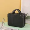 Mini maleta de 13 pulgadas, estuche de maquillaje, caja de almacenamiento de oso de dibujos animados, maleta de viaje pequeña y ligera
