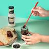 Silicone Ponta Pequena Raspador Spoon Set Baking Mini Extended Double-Head Two-in-one Spatula Jam Bottle Raspagem