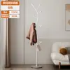 Perchero de casa estilo italiano, lujo ligero, perchero y sombrero elegante para la entrada, perchero de pie, una solución que ahorra espacio para el dormitorio