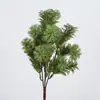 Plantas Verdes Simuladas, Grama de Pinheiro, Grama de Musgo, Cola Macia, Plantas de Sala de Estar Interna de Alta Qualidade, Arranjos de Flores, Folhas Verdes e Acessórios