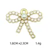 Joyería estilo coreano diy accesorios de aleación collar pulsera colgante con lazo incrustado de diamante colgante individual para colgar venta al por mayor