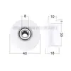Rodamientos con Recubrimiento de Plástico 608 Rodillo con Ranura 624U Polea para Puertas y Ventanas Deslizantes 625 Ranura de Eub de Nylon Fabricante 626