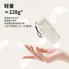 Mini Guarda-chuva de Cartão para Sol, Proteção Solar, Cápsula para Chuva ou Sol, Compacto, Guarda-chuva Dobrável Portátil para Meninas com Bom Visual