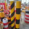 Seguridad vial anticaolisión tira reflectante barra negro amarillo rojo blanco impresión sarga película reflectante