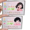 Porta Credencial Creativo y de Alta Apariencia para Cubrir Avatar de Dibujos Animados de Privacidad, Mismo Estilo que Little Red Book, para Parejas, Mejores Amigos y Amigos