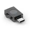 Para Celular Apple Notebook Adaptador OTG USB para type-c3.0 Alta Velocidade Leitor de Cartão U Disk Liga de Zinco