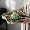 Produtos Culturais e Criativos da Cidade Proibida, Prato de Frutas do Templo do Céu, Bandeja de Chá de Cerâmica, Novo Prato de Decoração para Casamento, Caixa de Presente para Feriados, Presente Souvenir Personalizado