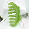Pente Gua Sha Pente de Massagem Atacado Ferramenta de Terapia do Couro Cabeludo de Resina Ferramenta de Beleza dos Meridianos de Cinco Pontas Pente com Cabo de Cinco Pontas