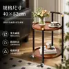 Xu Yuan Usado Mesa Lateral de Sofá Móvel de Luxo Leve Rack de Armazenamento de Camada Dupla Mesa Lateral de Sala de Estar Armazenamento de Água para Chá Carrinho Pequeno