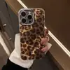 Adecuado para película protectora de lente Apple 17 Pro Max, pulsera con estampado de leopardo, estilo vintage, personalización de fundas blandas y duras para iPhone y teléfonos Android