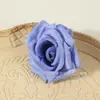 Cabeças de flores de rosa de seda artificial para decoração de casamento, parede de flores DIY, corsage estilo europeu vintage, flor de pulso, materiais feitos à mão