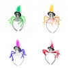 Diadema de araña para Halloween, diadema de calavera y fantasma, nuevos accesorios para fiestas transfronterizas, explosiones, sombreros de terror