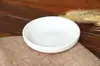 Plato de Cerámica Blanco Puro para Guarniciones, Condimentos, Salsa de Soja, Vinagre, Salsa, Plato para Huesos, Plato de Restaurante, Plato con Forma Única, Diseño Único