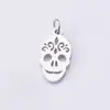 Acero Inoxidable Calavera Punk Hueca Accesorios Accesorios DIY Punto