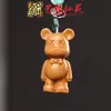 Pingente de Corrente para Celular Sapo de Madeira Arco-Íris Yiming Xianyuan Sandália Criativa de Sândalo Animal Desenho Animado Sapo Ornamento