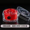 Rojo No. 72 Línea de Jade Cuerda Roja Cuerda Trenzada Cuerda de Mano Pulsera Trenzada a Mano DIY Material de Cuentas Pulsera Autotrenzada Cuerda de Nudo Chino