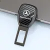 Extensor de Hebilla de Cinturón de Seguridad para Coche Aleación de Fibra de Carbono Clip para Cinturón de Seguridad Conector Interior de Coche