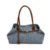 Bolso de Hombro Único con Estampado de Leopardo Retro de Comercio Exterior 2026 Nuevo Bolso Tote de Mano con Bloques de Color Transfronterizo Gran Capacidad Versátil Bolso de Axila