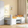 Cama de Ferro de Camada Única Cama de Solteiro Dormitório de Estudantes e Funcionários Cama com Estrutura de Ferro Cama de Casal 1,35m Beliche de Ferro