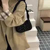 Estilo Coreano Cordón Plisado Nube 2025 Otoño Literario Nueva Tendencia Simple Elegante Gran Capacidad Portátil Pequeña Bolsa Cuadrada