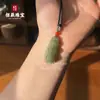 Colgante de Buda Guanyin de Jade Hetiano Natural Nube Auspiciosa Candado Estilo Chino Calabaza Pixiu Frijol de Cuatro Estaciones No Importa Colgante de Jade