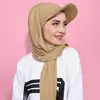 Gorra de Béisbol con Visera de Color Sólido para Mujer, Bufanda Versátil, Pañuelo para la Cabeza, Gorro