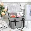 Bolsa de picnic portátil transfronteriza tela Oxford impermeable bolsa de hielo grande para el trabajo bolsa de almuerzo aislante para fiambrera