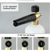 Olla de espuma para lavado de autos de alta presión transfronteriza máquina de limpieza para el hogar pistola de agua olla de riego con espuma olla de espuma PA juego de boquillas de cinco colores