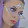 Nuevas Gafas de Sol de Moda Sin Marco para Mujer Tendencia Estilo Europeo y Americano Película de Color Cuadradas Pequeñas Gafas de Sol para Fotografía Callejera Gafas de Sol de Metal