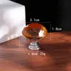 Tiradores de cajón de cristal estilo europeo, herrajes para el hogar, accesorios para gabinetes y cajones con un acabado colorido y texturizado