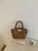 Bolsa Cesta de Moda Transfronteiriça 2026 Novo Modelo Bolsa Feminina com Toque de Luxo, Bolsa de Mão de Luxo Leve, Bolsa Pequena Transversal Exquisita para Senhoras