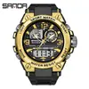 Reloj Deportivo Sanda para Hombres y Adolescentes Reloj Multifuncional para Estudiantes Resistente al Agua Esfera Grande Reloj Electrónico Venta Directa de Fábrica