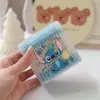 Algodão Swab com Haste de Desenho Stitch Mais Vendido Doméstico Ponta Dupla Colher de Ouvido Pontiaguda Haste de Algodão Swab Coração de Menina Haste de Algodão Swab para Maquiagem
