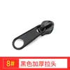 Cremallera de mochila de metal spot engrosada No. 3 No. 5 cerradura de nylon para equipaje deslizador No. 8 No. 10 venta al por mayor