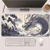 Mouse Pad Waves Longteng Grande e Espesso para Teclado de Computador de Jogo Base Antiderrapante Fonte Transfronteiriça Computador Escritório