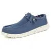 Mocasines sin cordones de estilo similar a la marca para hombre y mujer, Zapatos casuales de lona, Plantillas de corcho de alta elasticidad, Mocasines de venta caliente transfronteriza