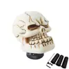 Palanca de Cambios Modificada para Coche, Palanca de Cambios Personalizada con Calavera de Diente Grande, Palanca de Cambios, Palanca de Cambios de Resina, Cabeza de Palanca Ondulada, Universal