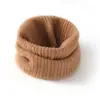 Suave y Pegajoso Cachemir 26 Otoño/Invierno Nuevo para Mujer Tejido de Punto Trenzado Calentador de Cuello Color Sólido Simple Versátil Protección Cálida para el Cuello Bufanda de Punto