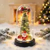 Comercio Electrónico Transfronterizo Nuevo Adorno de Cúpula de Cristal para Árbol de Navidad Luz Nocturna Luminosa Decoración Creativa de Escritorio Regalo de Navidad
