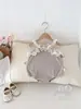 Mono de Verano Estilo Western con Tirantes de Encaje y Envoltura de Encaje para Bebé, Ropa para Gorditos, INS, Mono Lindo Dulce y Delgado para Bebé Niña