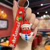 Novo Pingente Chaveiro Papai Noel, Árvore de Natal, Boneco de Neve, Decoração de Carro, Presente Criativo para Crianças, Itens para Feira