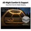 Colchón Inflable para el Hogar Personalizado, Colchoneta para Dormir para Camping al Aire Libre, Colchón de Aire Cepillado, Cubrepiso, Colchón Inflable Portátil para Tienda de Campaña