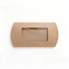 50 piezas Caja de Dulces Almohada de Papel Kraft Caja de Regalo de Boda Marrón Forma de Corazón Etiqueta en Blanco Decoración de Fiesta Cuerda de Cáñamo