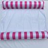 Hamaca de doble raya nueva de fábrica hamaca gruesa para pareja fila flotante inflable de agua al aire libre de PVC en stock