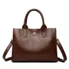 Bolsas Transfronteiriças Bolsas Femininas Nova 2025 Bolsa Transversal de Ombro Bolsa para Mãe Feminina Bolsa Tote para Senhoras de Meia-Idade