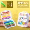 Crayones de Pastel al Óleo Giratorios Luz de Mañana para Niños de Preescolar, Seguros, No Tóxicos, Sin Manchas en las Manos, Set de Bolígrafos de Dibujo, 48 Colores, 24