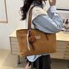 Bolsa de mano de gran capacidad para el tiempo libre, bolsa de mano retro popular versátil, bolsa para axila para estudiantes universitarios y viajeros, comercio exterior