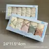 Caixa de papelão com janela para embalagem de cuecas e calcinhas, caixa para presente de moda, caixa para calças masculinas e femininas