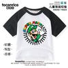 Camiseta Raglán de Manga Corta de Mario Luigi Yoshi para Niños y Niñas Verano Delgada 2025 Nuevo Niñas Manga Media Niños