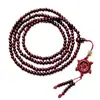 Pulseira de nós franceses com contas de jacarandá por atacado 216 pulseiras moda masculina e feminina pulseira de casal 6mm